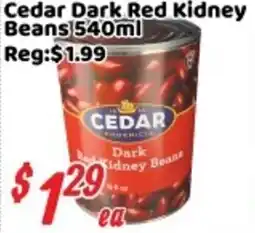 Nations Fresh Foods Cedar Dark Red Kidney Beans offer