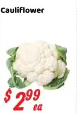 Nations Fresh Foods Cauliflower offer