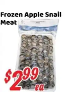 Nations Fresh Foods Frozen Apple Snail Meat offer