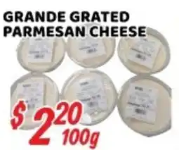 Nations Fresh Foods Grande Grated Parmesan Cheese offer
