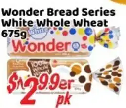 Nations Fresh Foods Wonder Bread Series White Whole Wheat offer