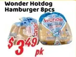 Nations Fresh Foods Wonder Hotdog Hamburger offer