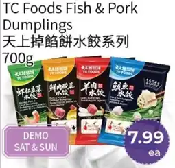 FreshWay Foodmart TC Foods Fish & Pork Dumplings offer