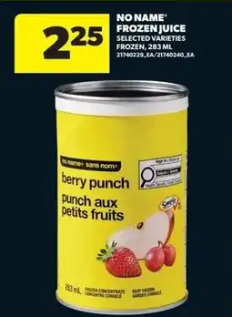 Dominion No Name Frozen Juice offer