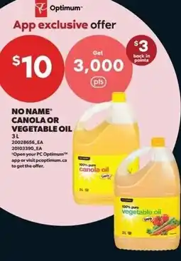 Dominion No Name Canola or Vegetable Oil offer
