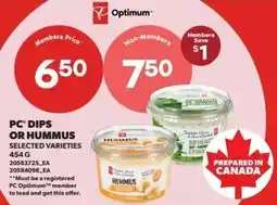 Dominion PCDips or Hummus offer
