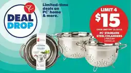 Dominion PC Stainless Steel Colanders offer