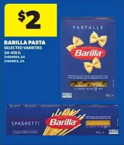 Dominion Barilla Pasta offer