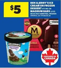 Dominion Ben & Jerry's Ice Cream or Frozen Dessert, or Magnum Bars offer