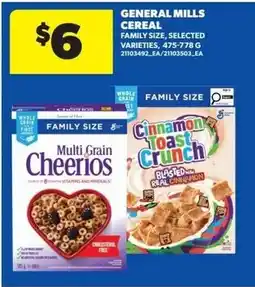 Dominion General Mills Cereal offer