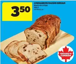 Dominion Cinnamon Raisin Bread offer