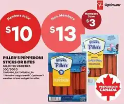 Dominion Piller's Pepperoni Sticks or Bites offer
