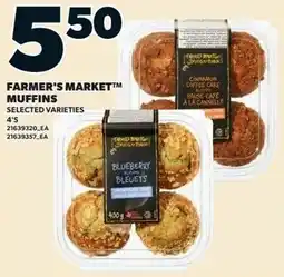 Loblaws Farmer's market muffins offer