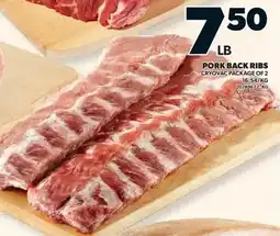 Loblaws Pork back ribs offer
