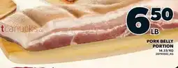 Loblaws Pork belly portion offer
