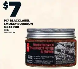 Loblaws PC black label smokey bourbon meat rub offer