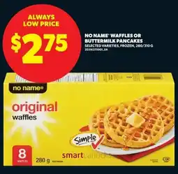 Dominion No Name Waffles or Buttermilk Pancakes offer