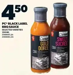 Loblaws PC black label bbq sauce offer
