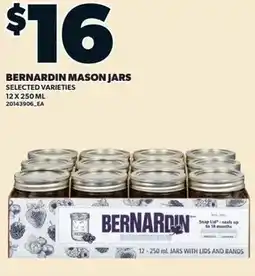 Loblaws Bernardin mason jars offer