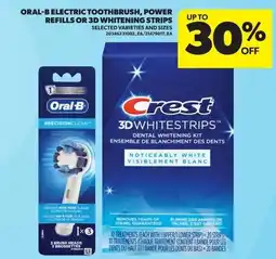 Dominion Oral-B Electric Toothbrush, Power Refills, or 3D Whitening Strips offer