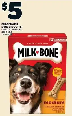 Loblaws Milk-bone dog bone biscuits offer
