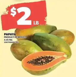 Loblaws Papaya offer