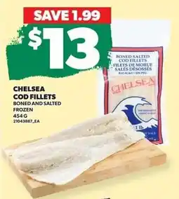 Loblaws Chelsea cod fillets offer