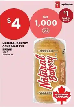 Dominion Natural Bakery Canadian Rye Bread offer