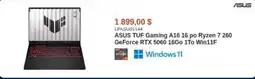 Canada Computers ASUS TUF Gaming A16.16 po Ryzen 7 260 GeForce RTX 5060 16Go 1To Win11F offer
