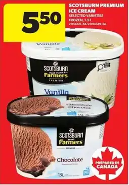 Dominion Scotsburn Premium Ice Cream offer