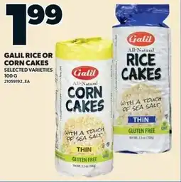 Loblaws Galil rice or corn cakes offer