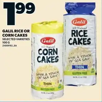 Loblaws Galil rice or corn cakes offer