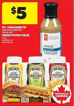 Dominion PC Vinaigrette, or Heinz Picnic Pack offer
