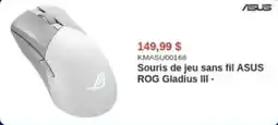 Canada Computers ASUS Souris de jeu sans fil ASUS ROG Gladius III offer