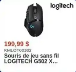 Canada Computers Souris de jeu sans fil LOGITECH G502 X offer