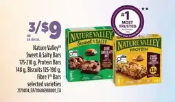 Loblaws Nature Valley Sweet & Salty Fibre 1™ Bars selected varieties 21714114_EA/20686988001 EA offer