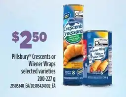 Loblaws Pillsbury crescents or wiener wraps offer