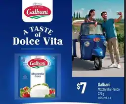 Loblaws Galbani Mozzarella Fresca offer