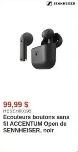 Canada Computers Écouteurs boutons sans fil ACCENTUM Open de SENNHEISER, noir offer