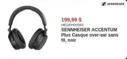 Canada Computers SENNHEISER ACCENTUM Plus Casque over-ear sans fil, noir offer