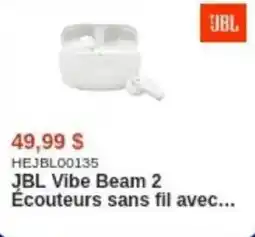 Canada Computers JBL Vibe Beam 2 Écouteurs sans fil avec offer