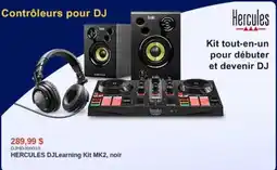 Canada Computers HERCULES DJLearning Kit MK2, noir offer