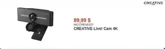 Canada Computers CREATIVE Live! Cam 4K offer
