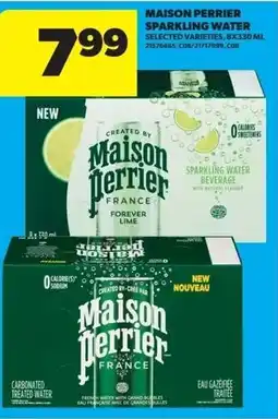 Dominion Maison perrier sparkling water offer