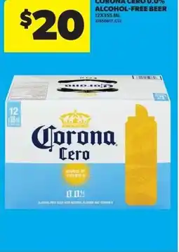 Dominion Corona cero 0.0% alcohol-free beer offer
