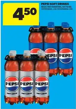 Dominion Pepsi Soft Drinks offer