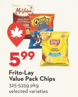 Garden Foods Frito-Lay Value Pack Chips offer