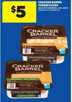 Dominion Cracker barrel cheese slices offer