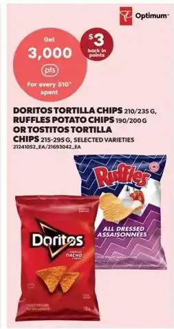 Dominion Doritos tortilla chips ruffles potato chips or tostitos tortilla chips offer