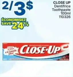 Rossy CLOSE UP Dentifrice Toothpaste offer
